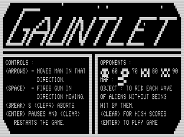 Gauntlet - Screenshot - Game Select (null) - 512x384