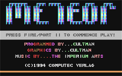 Meteor (CP Verlag) - Screenshot - Game Title (null) - 320x200
