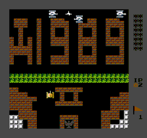 Battle City II - Screenshot - Gameplay (World) - 256x240