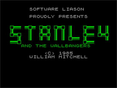 Stanley and the Wallbangers - Screenshot - Game Title (Europe) - 256x192