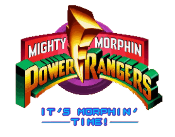 Power Rangers: Its Morphin' Time! - Clear Logo (World) - 514x401