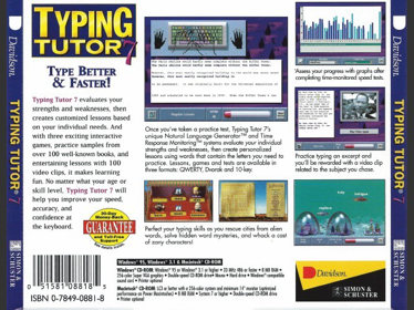 Typing Tutor 7 - Box - Back (United States) - 640x480