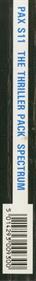 The Thriller Pack - Box - Spine (Europe) - 105x800