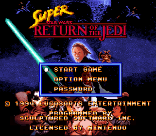 Super Star Wars: Return of The Jedi Redux - Screenshot - Game Title (null) - 256x224
