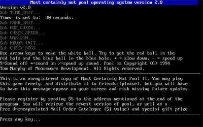 Most Certainly Not Pool II - Screenshot - Game Title (null) - 640x400