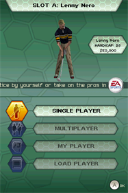 Tiger Woods PGA Tour 08 - Screenshot - Game Select (null) - 512x768