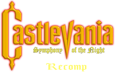 Castlevania: Symphony of the Night Recomp - Clear Logo (null) - 1148x720