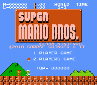 Super Mario Bros. - Co-Op - Screenshot - Game Title (World) - 256x224