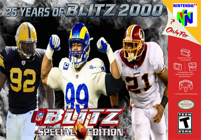 NFL Blitz: Silver Special Edition - Fanart - Box - Front (null) - 1383x965