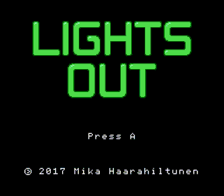 Lights Out - Screenshot - Game Title (World) - 256x224