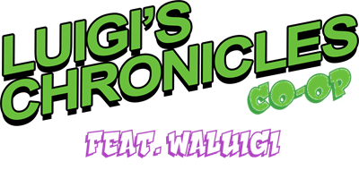 Luigi's Chronicles Co-Op feat Waluigi - Clear Logo (null) - 1510x720