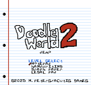 Doodle World 2 - Screenshot - Game Title (World) - 299x280