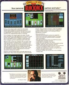 Edward O. Thorp's Real Blackjack - Box - Back (North America) - 647x800