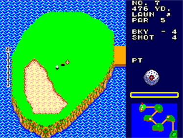 Great Golf (Japanese Version) - Screenshot - Gameplay (Japan) - 256x192