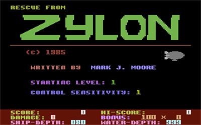 Rescue From Zylon - Screenshot - Game Title (null) - 320x200