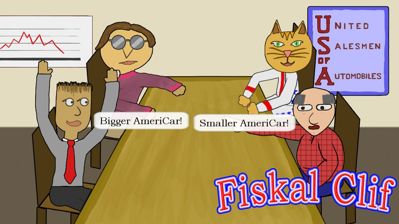 Fiskal Clif - Screenshot - Gameplay (World) - 1000x562