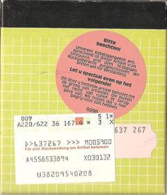 4 Game in One: Ice Hockey / Phantom UFO / Spy Vs. Spy / Cosmic Avenger - Box - Back (Europe) - 600x700