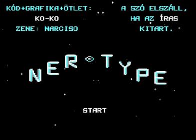 NER-Type - Screenshot - Game Title (null) - 614x439