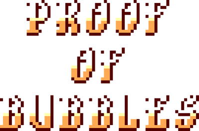 Proof of Bubbles - Clear Logo (World) - 670x440