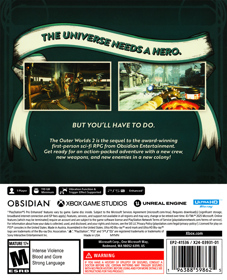 The Outer Worlds 2 - Box - Back (North America) - 1000x1235