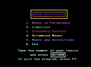 Grok's Grammar - Screenshot - Game Select (null) - 679x502