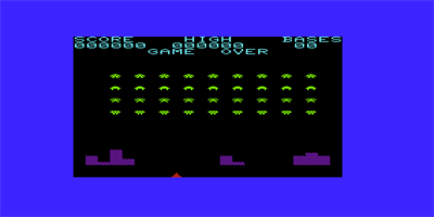 VIC Invaders - Screenshot - Game Over (Europe) - 568x284