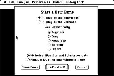 Patton Strikes Back: The Battle of the Bulge - Screenshot - Game Select (null) - 512x342