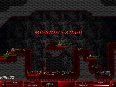 Dark War II - Screenshot - Game Over (World) - 640x480