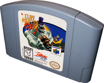 Clay Fighter 63 1/3 - Cart - 3D (North America) - 400x321