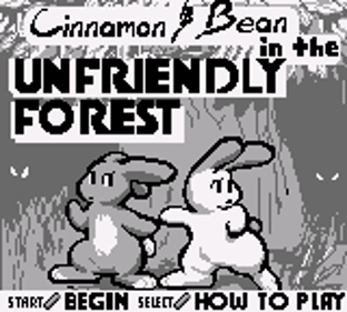 Cinnamon & Bean in the Unfriendly Forest - Screenshot - Game Title (null) - 160x144