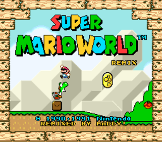 Super Mario World: Remix - Screenshot - Game Title (null) - 256x224