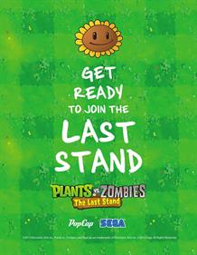 Plants vs. Zombies: The Last Stand - Advertisement Flyer - Front (null) - 746x960