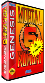 Mortal Kombat 6: 28 People - Box - 3D (North America) - 325x600