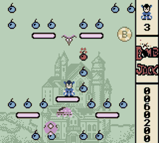 Bomb Jack DX - Screenshot - Gameplay (World) - 160x144