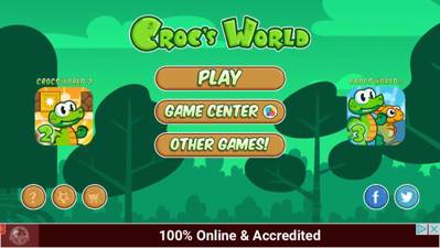 Croc's World - Screenshot - Game Title (World) - 1024x577