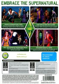 The Sims 3: Supernatural - Box - Back (Australia) - 569x800