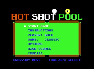 Hot Shot Pool - Screenshot - Game Select (null) - 670x491