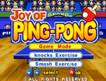 Joy of Ping-Pong - Screenshot - Game Title (null) - 579x442