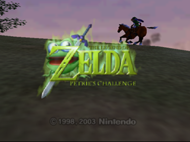 The Legend of Zelda: Petrie's Challenge - Screenshot - Game Title (World) - 320x240