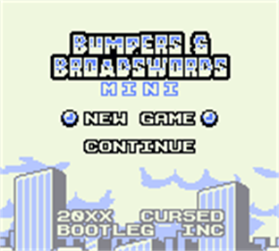 Bumpers & Broadswords Mini - Screenshot - Game Title (World) - 160x144