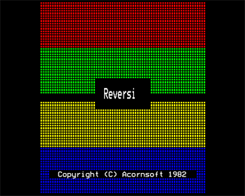 Reversi (Acornsoft) - Screenshot - Game Title (null) - 640x512