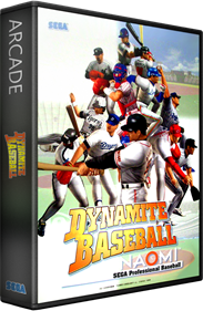 Dynamite Baseball NAOMI - Box - 3D (Japan) - 582x889