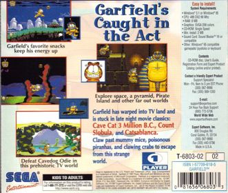 Garfield in TV Land! - Box - Back (North America) - 811x687