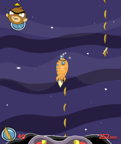 Rocket Monkeys: Black Hole Blast! - Screenshot - Gameplay (United States) - 572x677