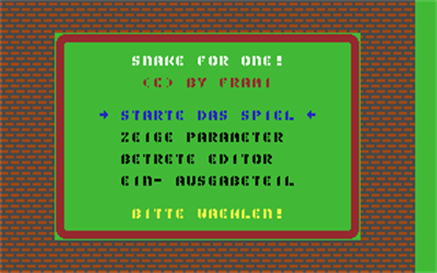 Snake for One - Screenshot - Game Title (null) - 320x200