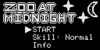 Zoo at Midnight - Screenshot - Game Title (World) - 256x128