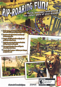 RollerCoaster Tycoon 3: Wild! - Box - Back - 564x800