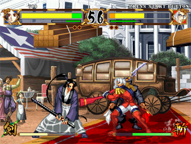 Samurai Shodown VI - Screenshot - Gameplay (Japan) - 797x599