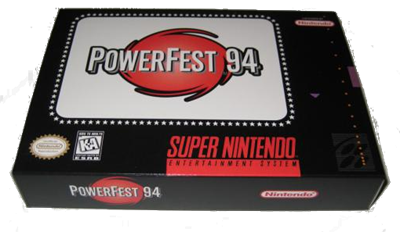 PowerFest 94: Super Mario Kart - Box - 3D (North America) - 510x297
