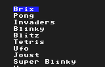 Chip-8 Emulator - Screenshot - Game Select (World) - 160x102